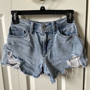 Blue hollister Jean shorts